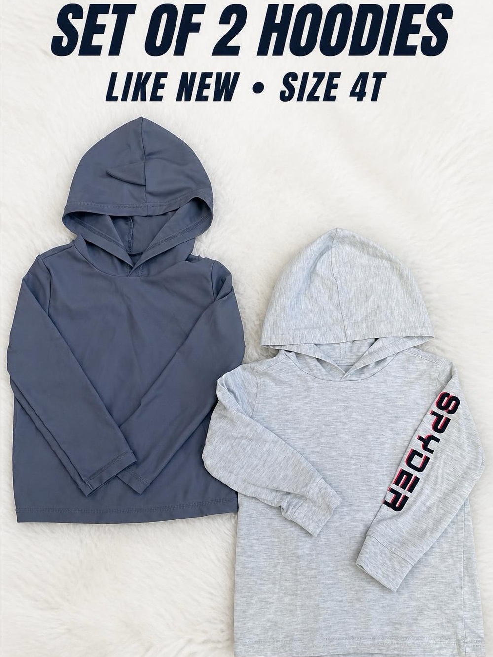 Spyder & Carter’s Kids Hoodie Set Size 4T – Excellent Condition